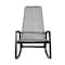 Armen Living Sequoia Outdoor Patio Rocking Chair in Dark Eucalyptus Wood and Gray Rope 840254332270 - alternate 10